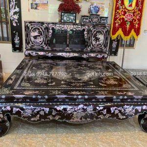 SG11-2021| Combo Sập Tủ Liên Chi Khảm Ốc Đỏ Lửa( 1m6-2m)