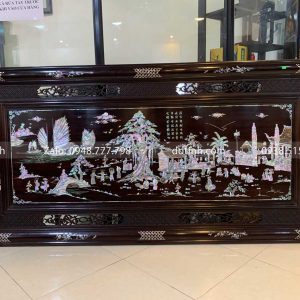 TG35-2021| Tranh Chợ Quê Khảm Ốc VIP Nhất 2021!