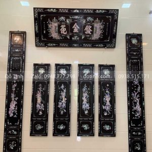 TG43-2021| Tranh Tứ Bình Khảm Ốc