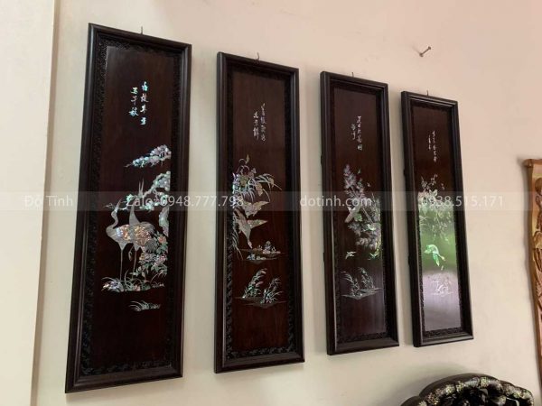 tranh tu quy kham oc dep 1
