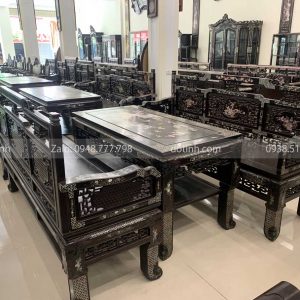 AA82-2021| Trường Kỷ Huế Tam Thọ Khảm Ốc