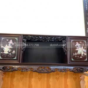 TC07-2021| Tủ Chè Gỗ Gụ Khảm Tích
