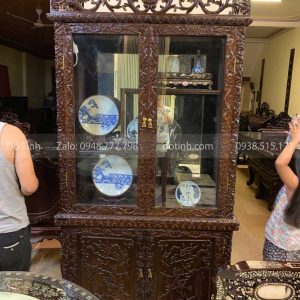 TU40-2021| Tủ Tàu Cây Mai Gỗ Gụ