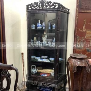TU27-2021| Tủ Trúc Tàu Hàng Cổ Gỗ Trắc