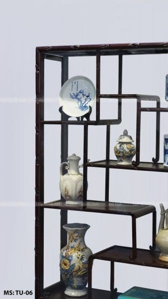 TU06- Tủ Bày Đồ Trúc Nhỏ Đục Tứ Diện tu bay do duc tu dien 8