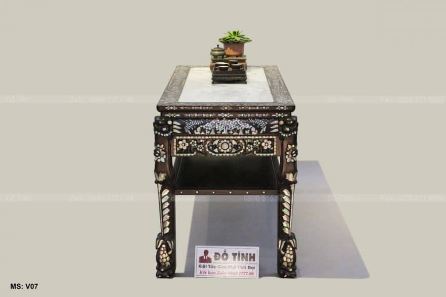 V07| Bộ Vách Tàu Khảm Ốc Đỏ 7 Món bo vach tau kham oc do 7 mon 4