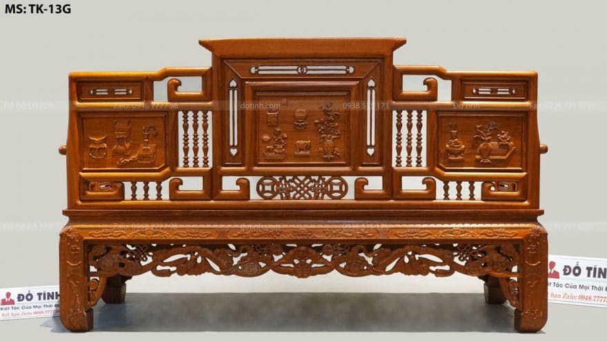 TK13G| Cổ Đồ Đại - Gõ Đỏ ( Làm Theo Yêu Cầu ) truong ky hue co do dai go go do 21