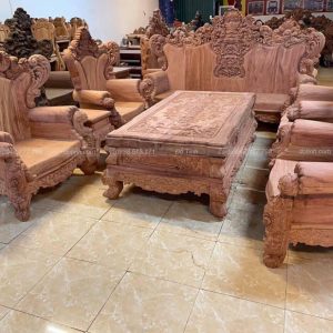 AA131-2022| Bộ Bàn Ghế Hoàng Gia Gỗ Hương