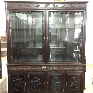 TU47-2022| Tủ Bày Đồ Đục Cảnh