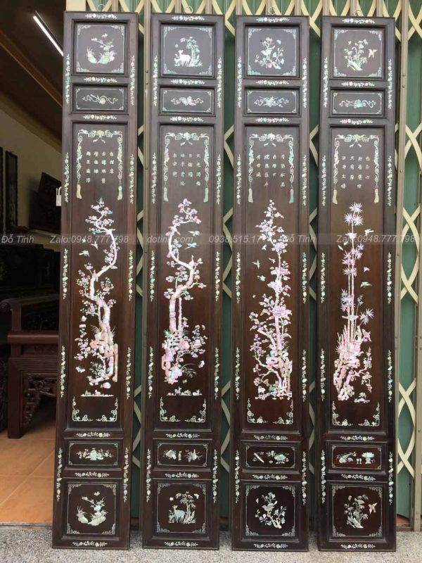 tranh tu quy kham oc dep 1