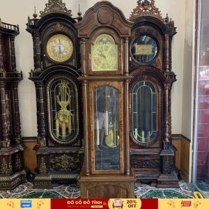 DH21 Đồng Hồ Cây - Gỗ Sồi Nga - [ 2m3.R 63. C 31 ] - Diện trăng sao , Số La Mã - Siêu Phẩm Cao Cấp