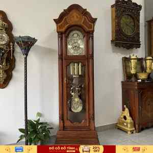 DH31 - Đồng hồ cây Cổ gỗ sồi nga cao cấp [2m3.61.31, nhạc 15p, 1 tuần nâng tạ ] - Máy nhập Đức cao cấp bản giới hạn