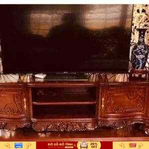 TV11 - Mẫu tủ kệ ti vi tân cổ điển ( cao cấp )