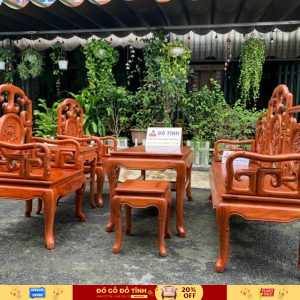 Mã 40 : BỘ MÓC HƯƠNG ĐÁ  -100% Gỗ Hương Đá - 6 Món