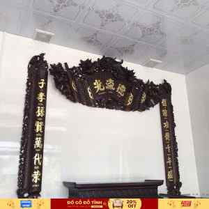 CT01 Bộ cuốn thư con phượng 1m97 dát vàng
