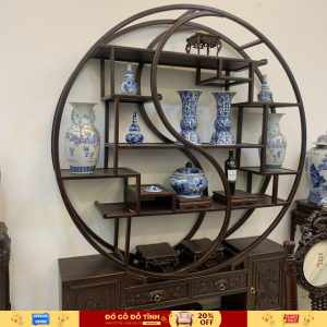 Mã 5: TỦ BÀY ĐỒ PHONG THUỶ - Gỗ Gụ Mật Gia Lai - Hàng Thiết Kế