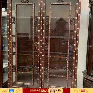 Mã 6: TỦ BÀY ĐỒ KHẢM CHỮ THỌ - GỖ GỤ - MẪU ĐƠN GIẢN